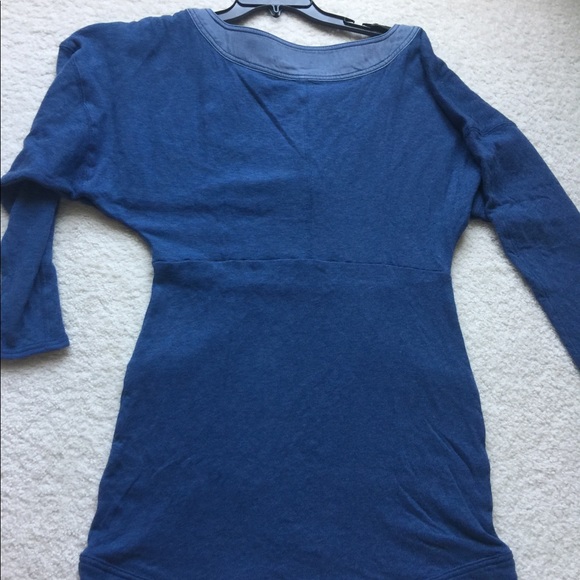 NWOT Free People Blue Shift Dress - Picture 7 of 7